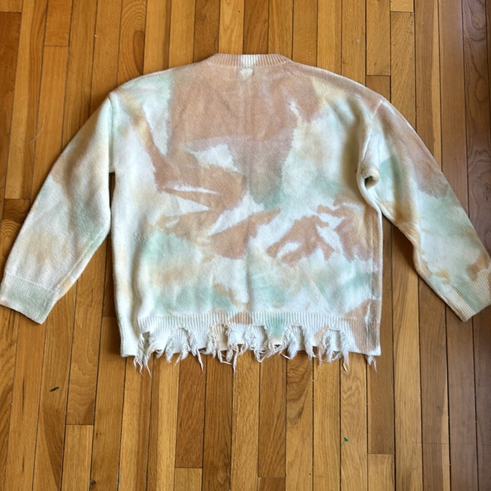 Pol “Time Flies” Generation Sweater Watercolor De… - image 5